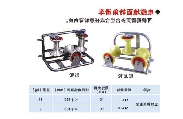 电缆地面转角滑车